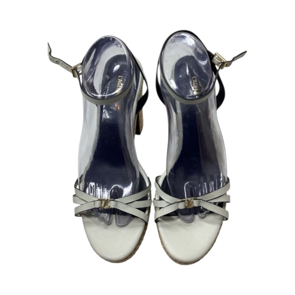 L'agence Genevra Ankle Strap Platform Sandal Size 9